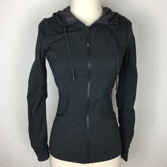 lululemon athletica Jackets & Blazers - Lululemon Gray Dance Studio Jacket size 4